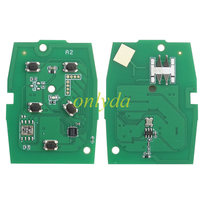 Free shipping For volvo 5 button remote key ID48 433.92MHZ unkeyless  31300258 2008+ S40 C30  FCC ID:KR55WK49259 CMIIID:2006DJ3174