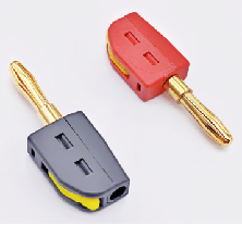4M quick-connect banana plug, solder-free, high current 32A, power test instrument plug, one set