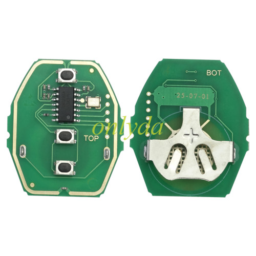 Free shipping 5pcs/lot For BMW EWS Systerm 3 button remote PCB with 315mhz /434mhz