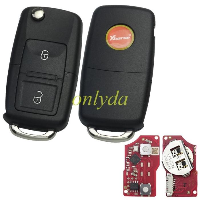 XKB528EN Xhorse VVDI  Remote Key B5 Type 2 button Universal Remote Key