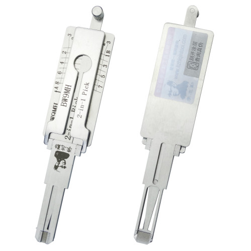 BW9MH BMW motorcycle 2 in 1 lockpick and decoder