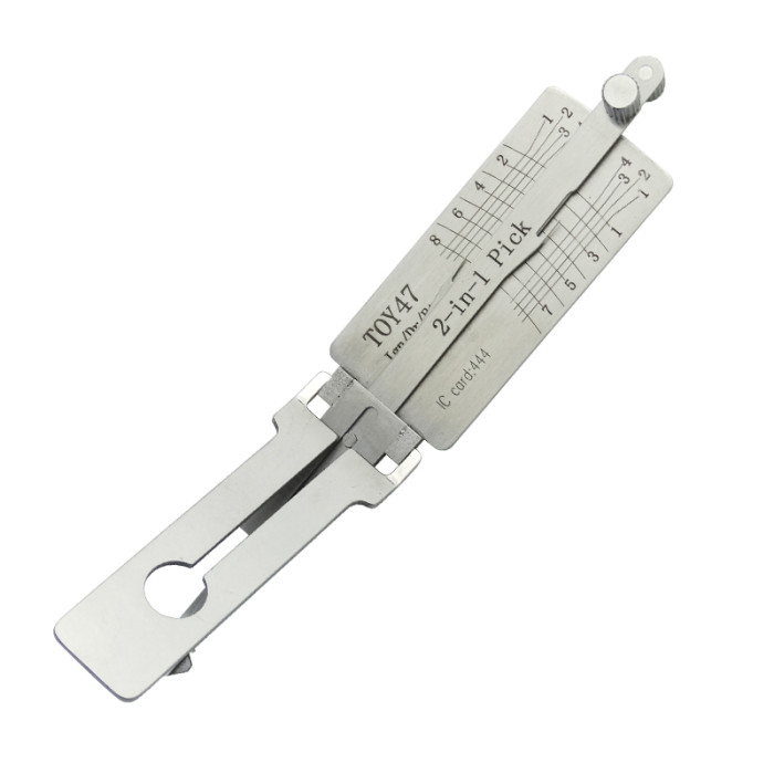TOY47 Lishi 3 in 1 decode and lockpick for ToyotaTOY47 Lishi 3 in 1 decode and lockpick for Toyota