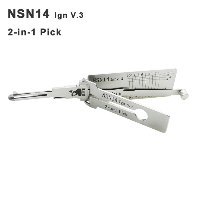 NSN14 2 in 1 decoder and lockpick only for ignition lock