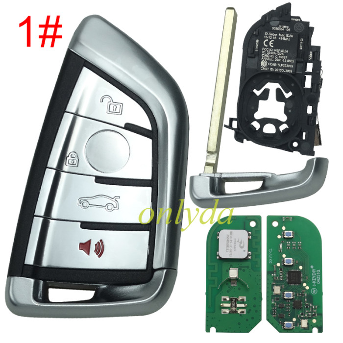 Free shipping KEYDIY KD FGB58 Remote Key 434MHz For KD-MATE, KD-X4 key programmer. Used for BMW FEM, BDC, CAS4, CAS4+, G Series BDC2/BDC3 IMMO systems. Can also be used ZB smart key.pls choose button