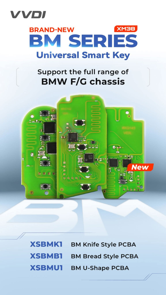 Xhorse XSBMB1 BM Bread Style PCBA Universal Smart， only PCB