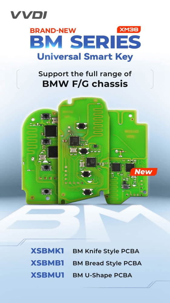 Xhorse XSBMB1 BM Bread Style PCBA Universal Smart， only PCB