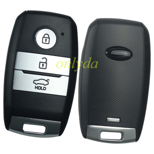 Free shipping 5pcs/lot For Kia 3 button remote key shell with key blade with badge
