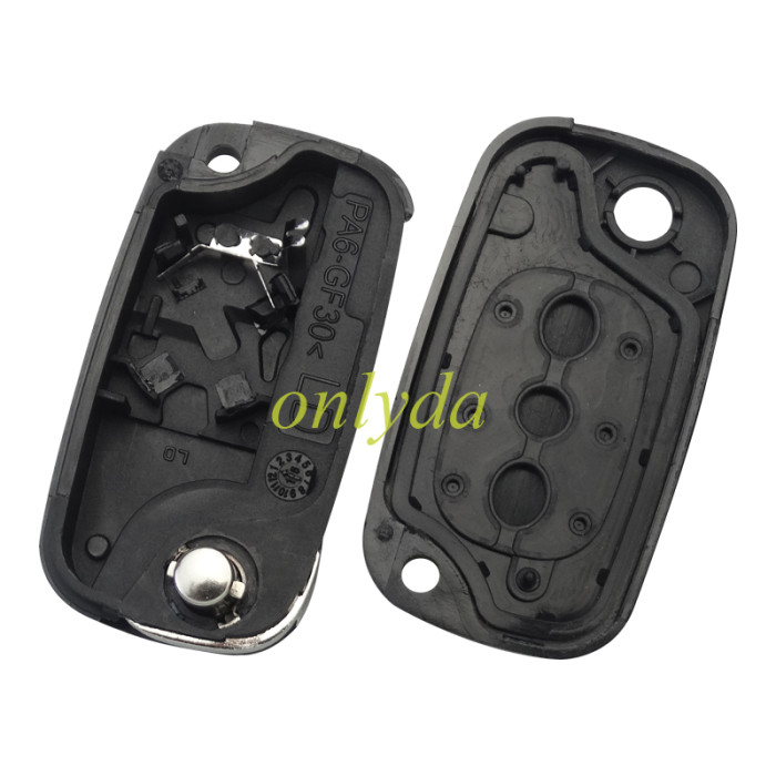 Free shipping For Renault 2 button remote key with PCF7961(HITAG2) ID46 Chip 434 mhz with ASK Blade: VA2 , pls choose button