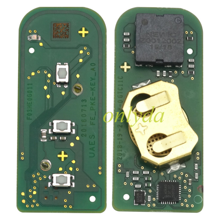 Free shipping Original for Geely  original Remote key 47 chip 433.92MHz  Fsk
