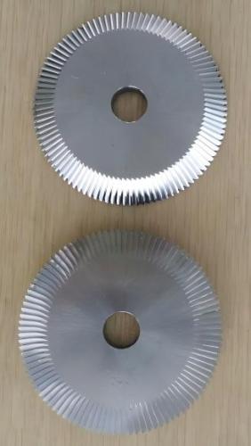 P-2112，Raise cutting wheel Cobalt-Containing High-Speed Steel Angled Cutter，specifications φ70x7.2xφ12.7x40°