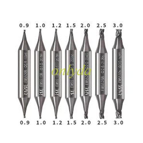 P-4518，specifications φ0.9xD6x45x3F-2，Raise probe cutter Double-Head Wolf Tooth Knife
