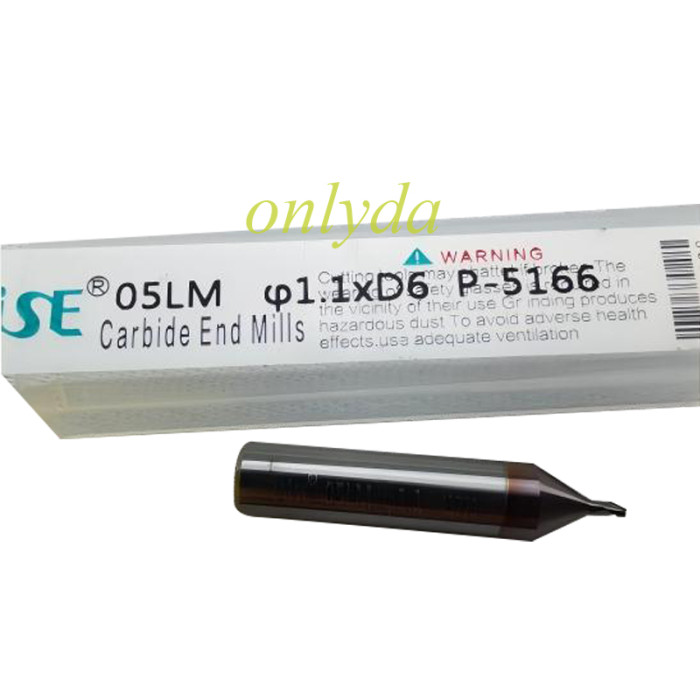 P-5166，specifications φ1.1xD6x30Lx3F，Raise laser cutters FUTURA Milling Cutter Series 60