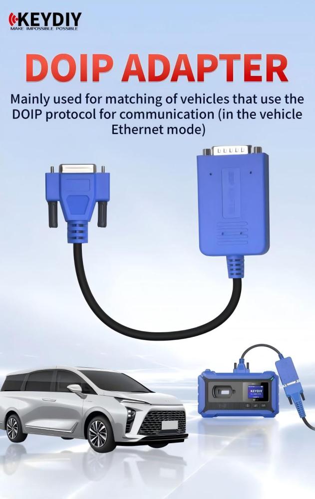 DOIP ADAPTER Mainly used for matching of vehicles that use the DOIP protocol for communication (in the vehicle Ethernet mode)