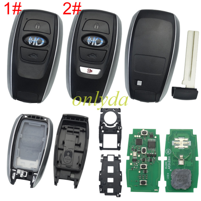 Free shipping KEYDIY TIB67-3/TIB67-4 universal smart key for Subaru