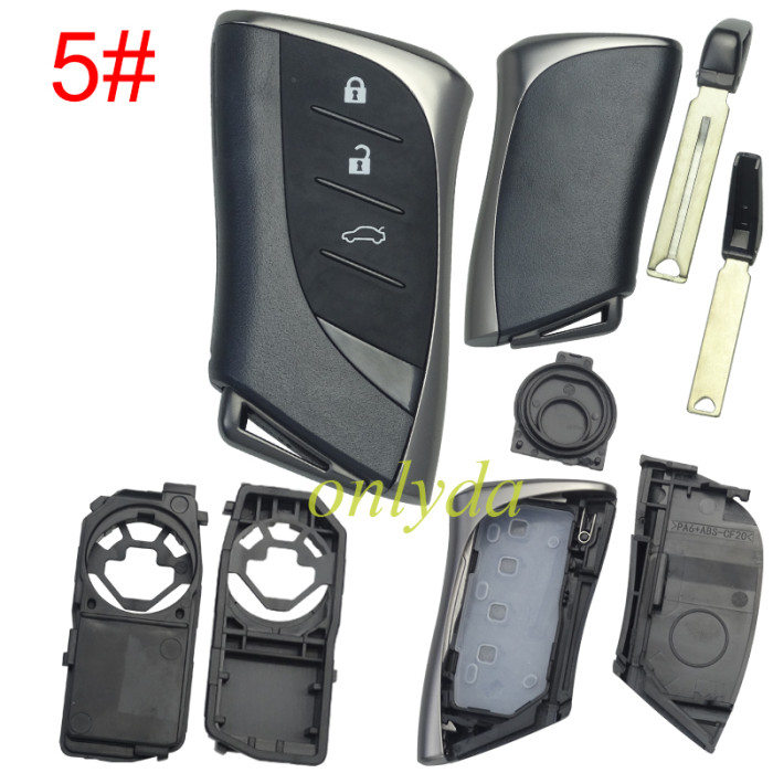 Copy Lexus 2024 & 2025 New Lexus Models remote key blank with blade with logo  , pls choose button