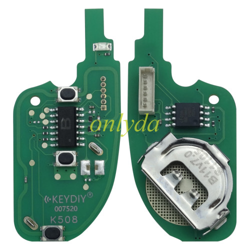 Free shipping from HK,5pcs//lot KeyDIY brand 2 button remote key B11-2