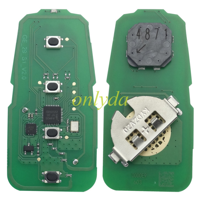 Free shipping KYDZ universal remote key 4+1 button for Chrysler style