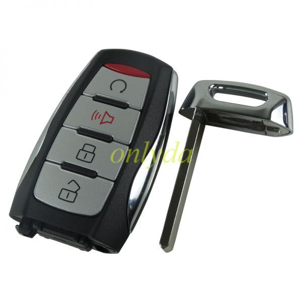 Free shipping Aftermarket GWM  Great Wall POE 4 button remote key with  ASK with 434MHZ, with Type 47 Plus transponder chip
