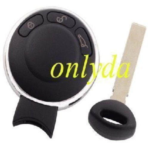 BMWW MINI Cooper 3 Button remote key without battery clamp no logo