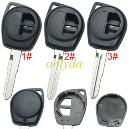 SWIFT 2 button remote key with chip slop place,  blade HU87