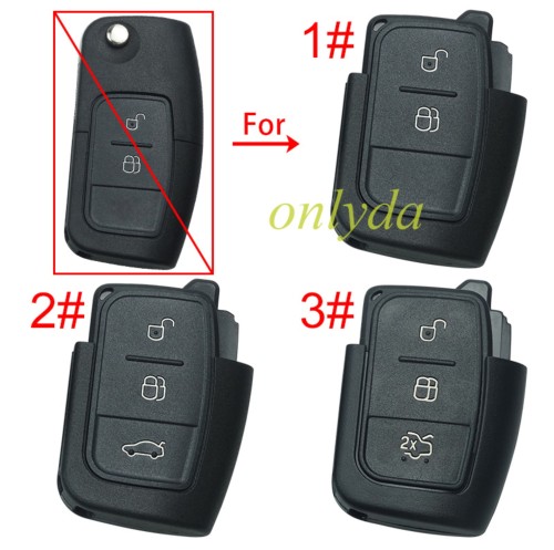 Ford Focus flip remote key blank, pls choose blank