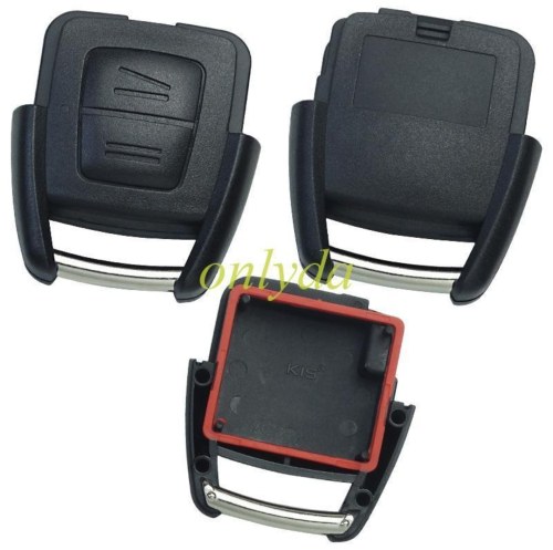 Opel remote key blank with 2 button, no battery clamp