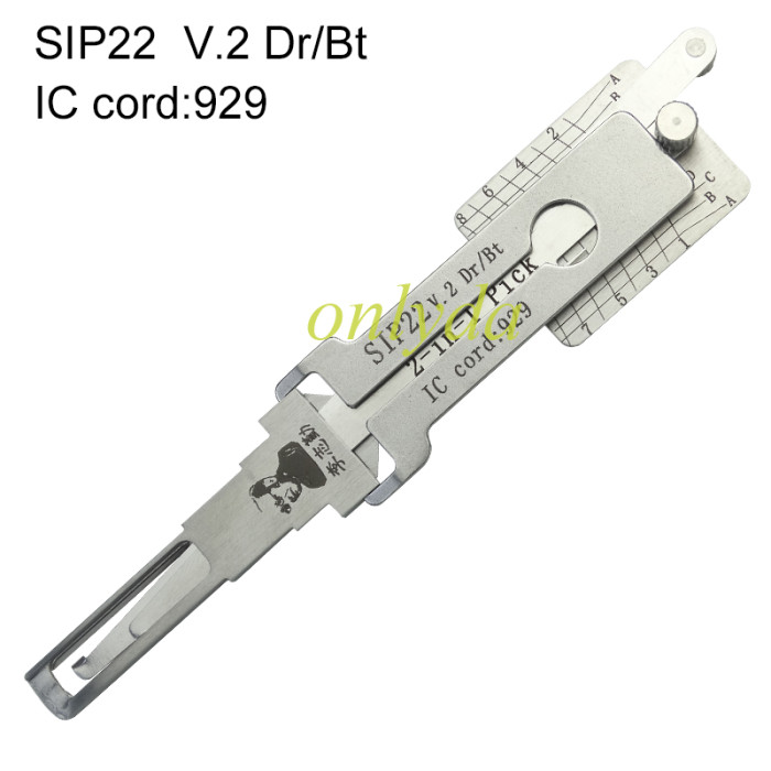 SIP22 For Fiat lock pick and decoder used for Fiat Alfa Romeo Maserati