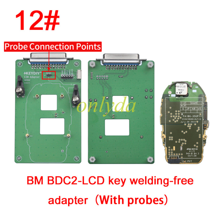 [Individual one piece] Keydiy WELDING-FREE ADAPTER It is mainly used for 5C/5D, BDC2, BDC3, Porsche 5D,Audi 5D It does not only support KD-X4,KD-MAX,but also support other devices