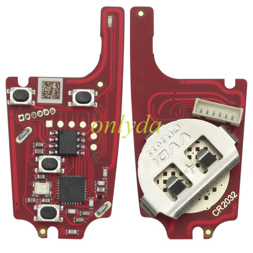 Free shipping For XHORSE VVDI English Version 3+1 Buttons  XKBU02EN  Buick Style Wire Universal Remote Key   VVDI Key Tool VVDI2