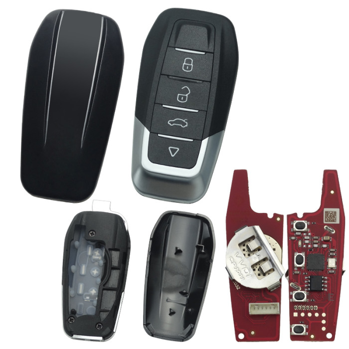 Free shipping Xhorse XKFEF6EN  4 button Universal remote key