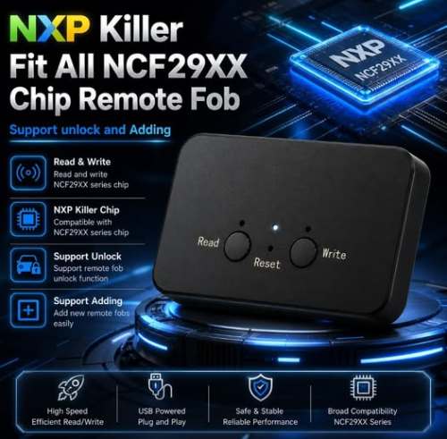 NXP KILLER,  NXP Smart Key Cloning Tool, support Copy/Unlock all NXP chip key+  BMW BDC Solder-free Adapter set