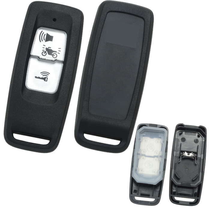 For Honda-Motor bike 2 button key blank with bagde