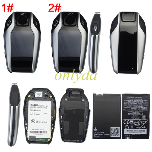Free shipping For Korea Market,original BMW 7-Series Smart Keyless 3 button/3+1(P) Remote key with Display screen 434mhz MSIP-CRM-FLB-DK1S ID49 NCF297xVTT chip HITAG Pro