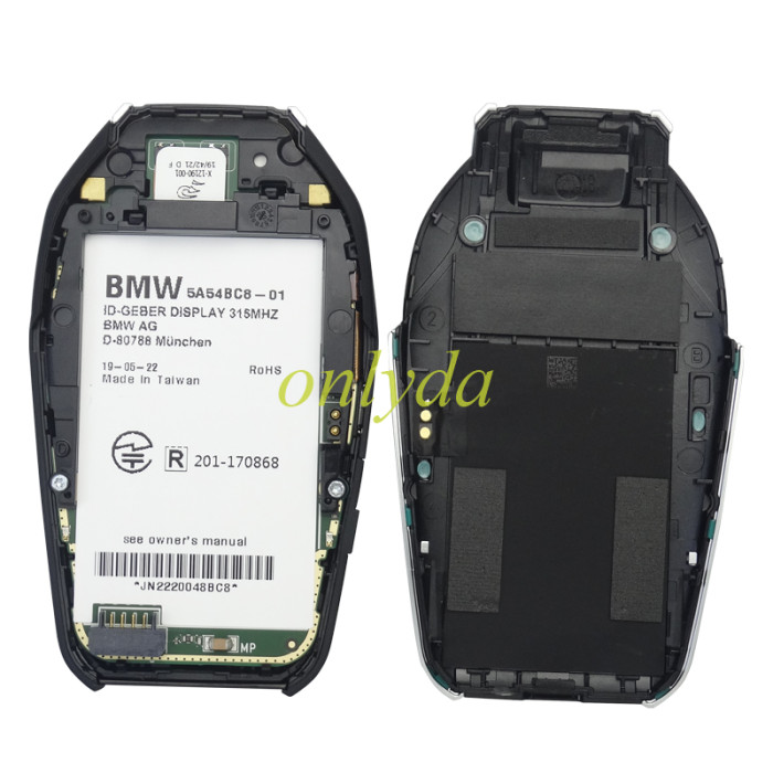 Free shipping original BMW 7-Series original Smart Keyless 3 B/3+1B （P）Remote key Display screen  315Mhz /434mhz ID49 NCF297xVTT chip HITAG Pro
