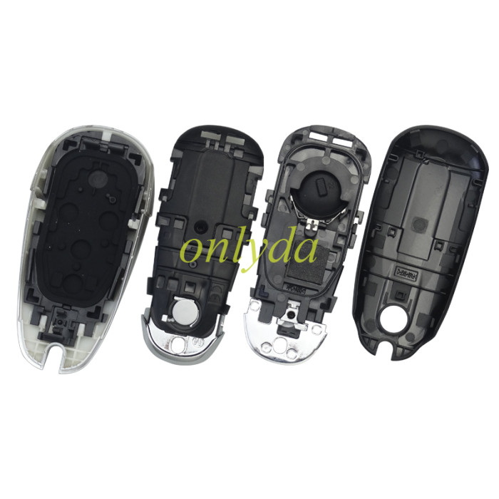 Free shipping For MG OEM 4 button remote key  433mhz,  4A Hitag AES  without emergency blade