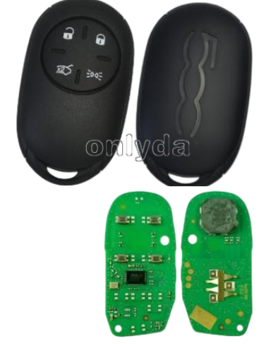 For Fiat 500E (2021-2024) 4button remote key with AES 6A chip 433 MHZ FSK (6000634187)