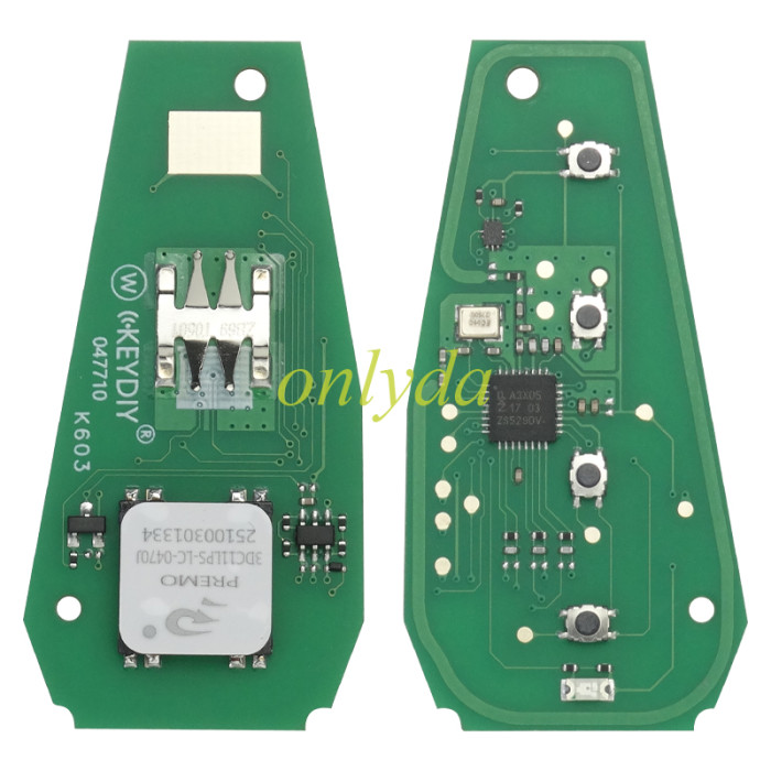 Free shipping KEYDIY Remote key ZB69-4 smart key for Geely