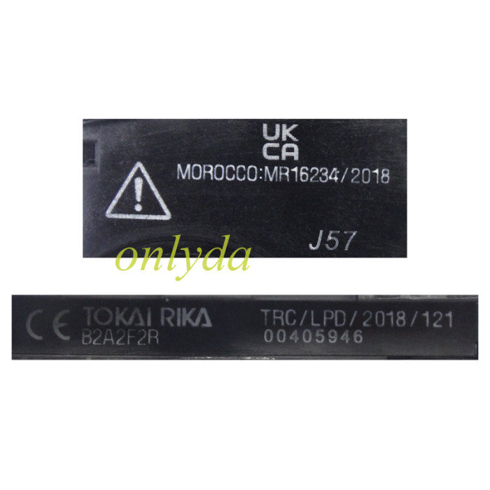 Free shipping OEM Toyota Corolla   2 button Flip Remote Key 315MHz  FSK  2019+  part number ：B2A2F2R with WS21 ID74 H 8A Chip  Page:39