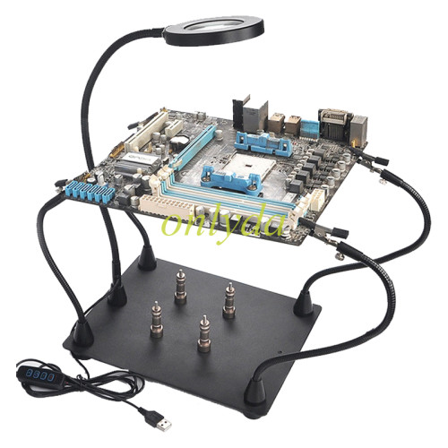 Multi-purpose Magnetic Universal Flexible Soldering Auxiliary Clamp Set (Unassembled Spare Parts Kit)