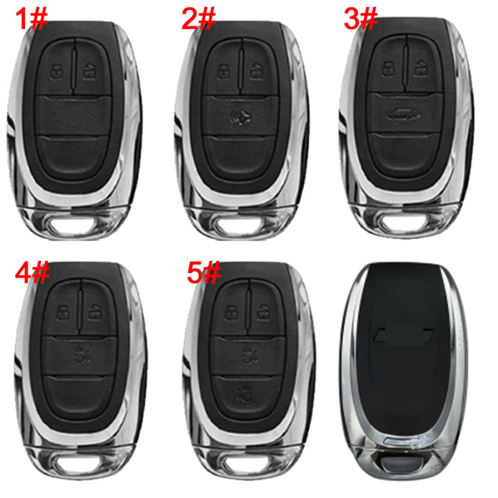 For Chevrolet replacement key shell  with cross badge with thin blade, pls choose button