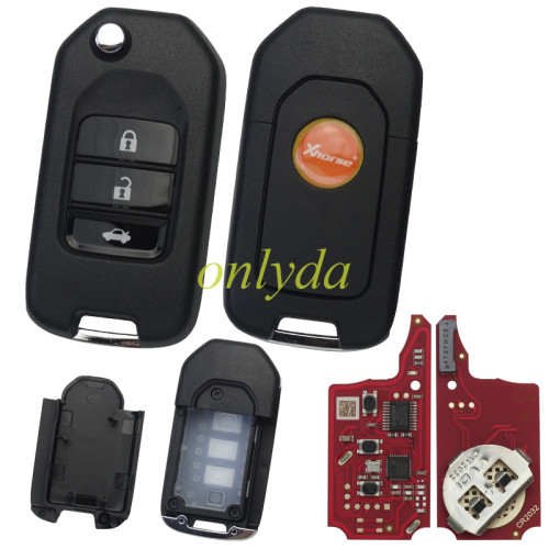 Free shipping For XHORSE Wireless Universal Remote Key Fob  VVDI Key Tool XNHO00EN