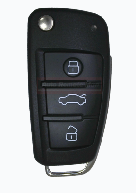 Audi FOB  flip key Audi Q2 3 Button Keyless Remote  MQB48 Hitag Pro. 128 Bit AES. 81A837220H Q2L Q3L 2020-2025 PN: 81A 837 220 H