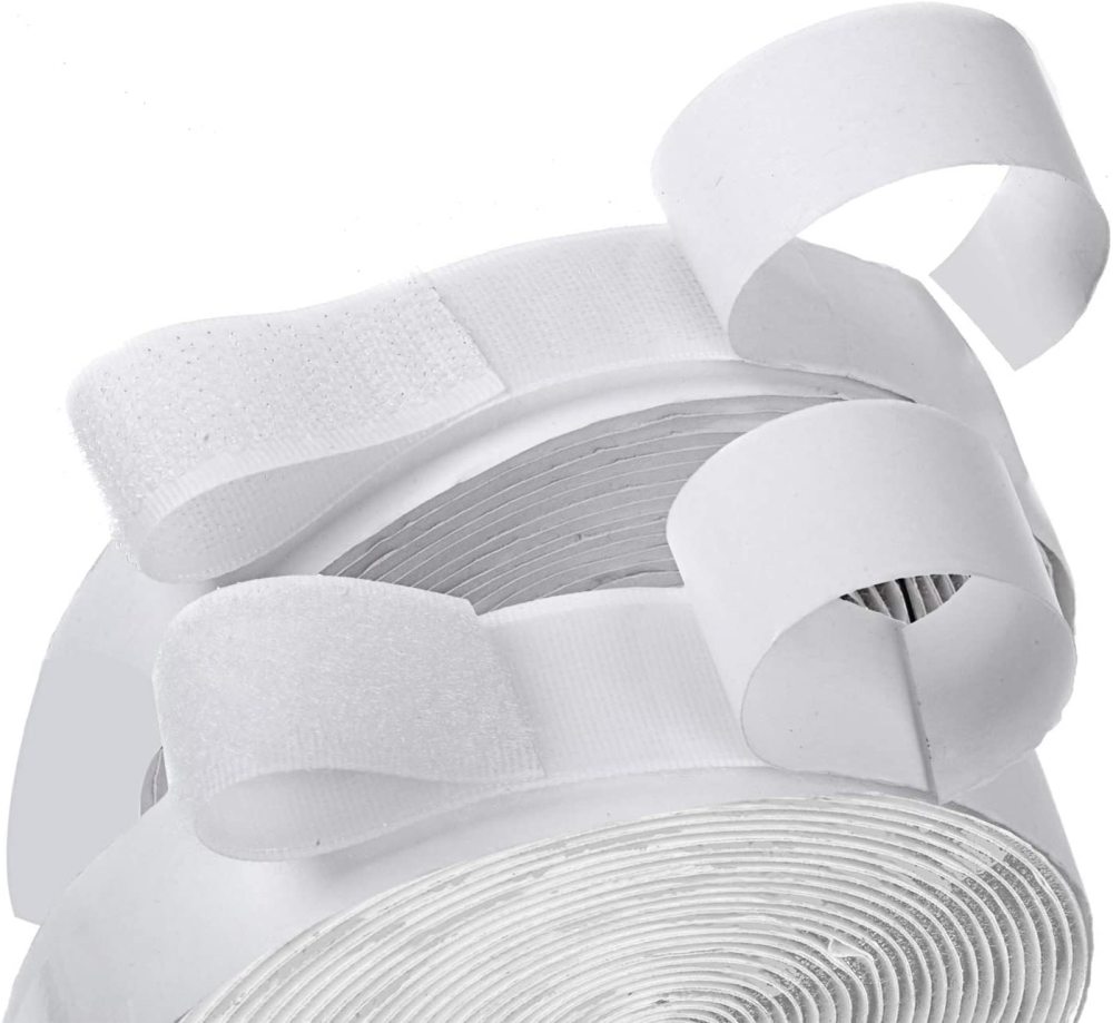 White Hook and Loop Strip
