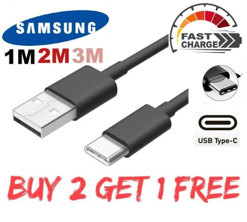 Fast Charger For Samsung Galaxy S8 S9 S10+ Plus Type C USB-C Data Charging Cable