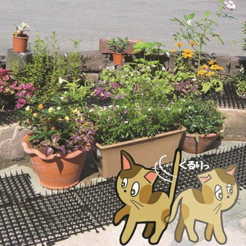 Cat Scat Mat Spike Cat Pest Deterrent Garden Repellent Animal Scarer IB