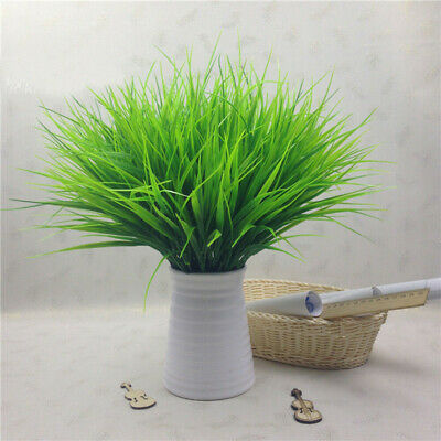 Artificial Plants Greenery Foliage Plastic Grass Fake Leaf Room Decoration IB
