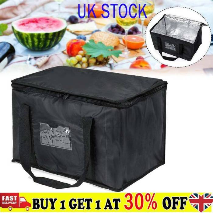 UK Food Delivery Insulated Bags Pizza Takeaway Thermal Warm/Cold Bag Ruck IB