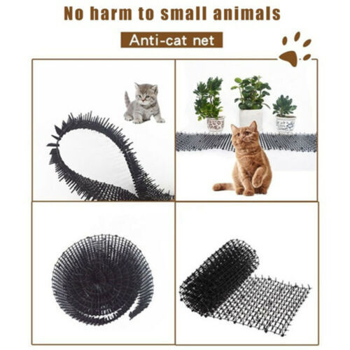 Cat Scat Mat Spike Cat Pest Deterrent Garden Repellent Animal Scarer IB