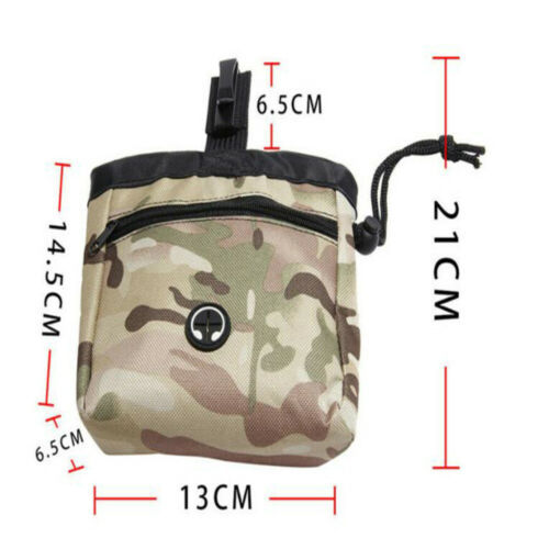 Pet Dog Puppy Mini Treat Bag Obedience Training Food Pouch Feed Belts UK SALE BH