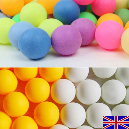 UK25Pcs/Pack Ping Pong Balls 40mm Mixed Colours No Logo Table Tennis Beer IB